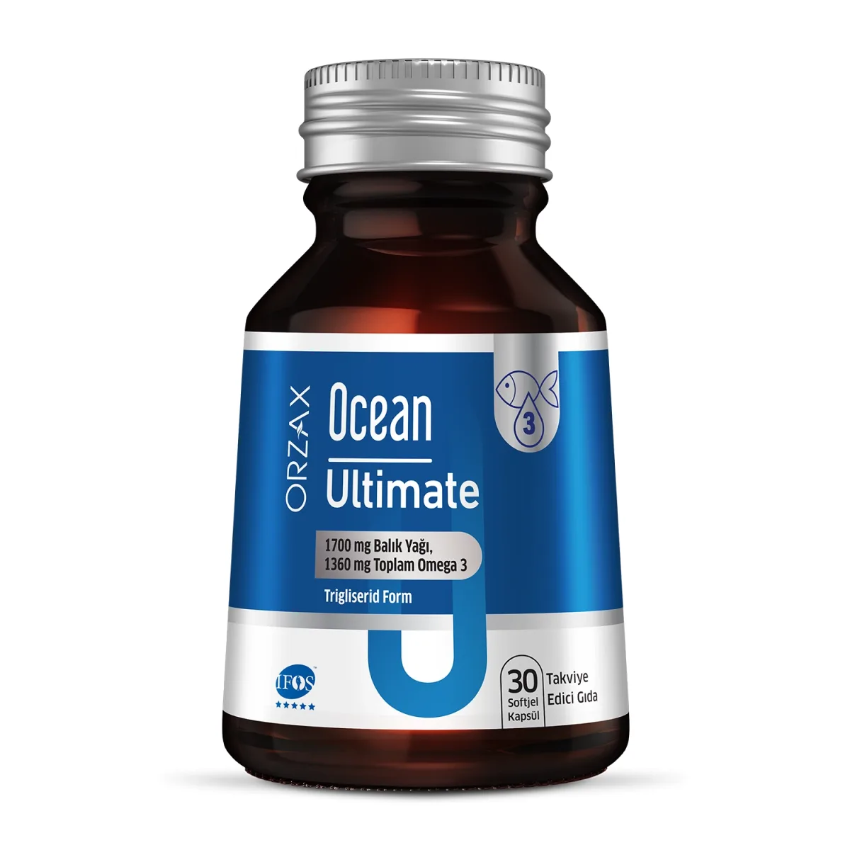 Orzax Ocean Ultimate Balık Yağı 1700 mg 39 Softjel Kapsül