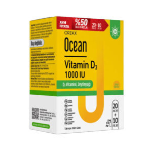 Orzax Ocean Vitamin D3 1000 IU Sprey 30 ml – Daha Fazla