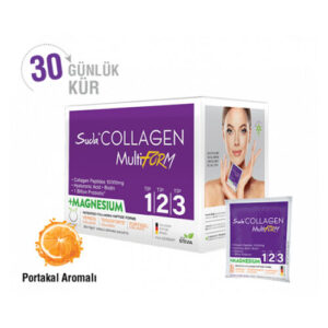 Suda Collagen Multiform+ Magnesium 30 x 15 gr – Portakal Aromalı