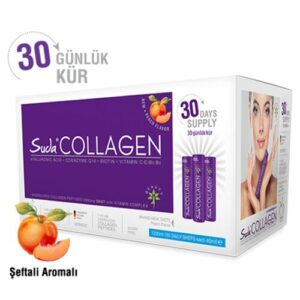 Suda Collagen Şeftali Aromalı Kollajen 30 x 40 ml – 30 Günlük