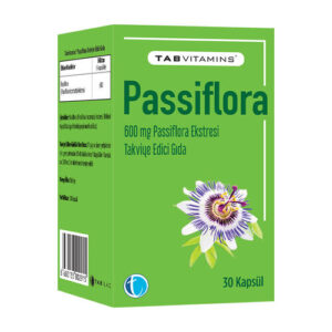 Tabvitamins Passiflora Ekstresi Takviye Edici Gıda 30 Kapsül