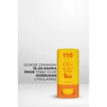 TTO Güneş Koruyucu Stick 50SPF Uva Uvb Koruma 20 gr
