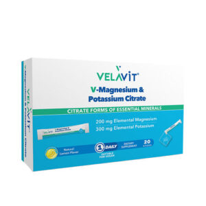 Velavit V-Magnesium Potassium Citrate Takviye Edici Gıda 20 Saşe