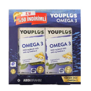 YouPlus Daily 1000 mg Omega-3 2×30 Kapsül