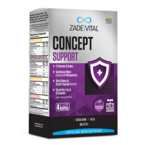 Zade Vital Concept Support Takviye Edici Gıda 60 Kapsül