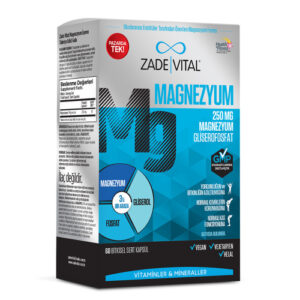 Zade Vital Magnezyum 250mg 60 Kapsül