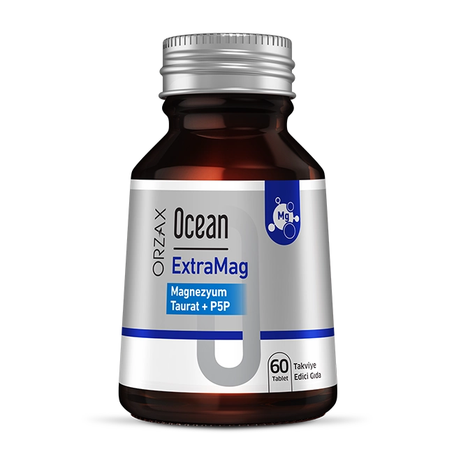 Ocean ExtraMag Magnezyum Taurat + P5P 60 Tablet