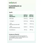VeNatura Fosfotidilserin ve DHA Sıvı 150 ml