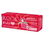 ROCS Kids 4-7 Yaş Meyveli Çocuk Diş Macunu 35ml (Ahududulu-Çilekli) - Görsel 3