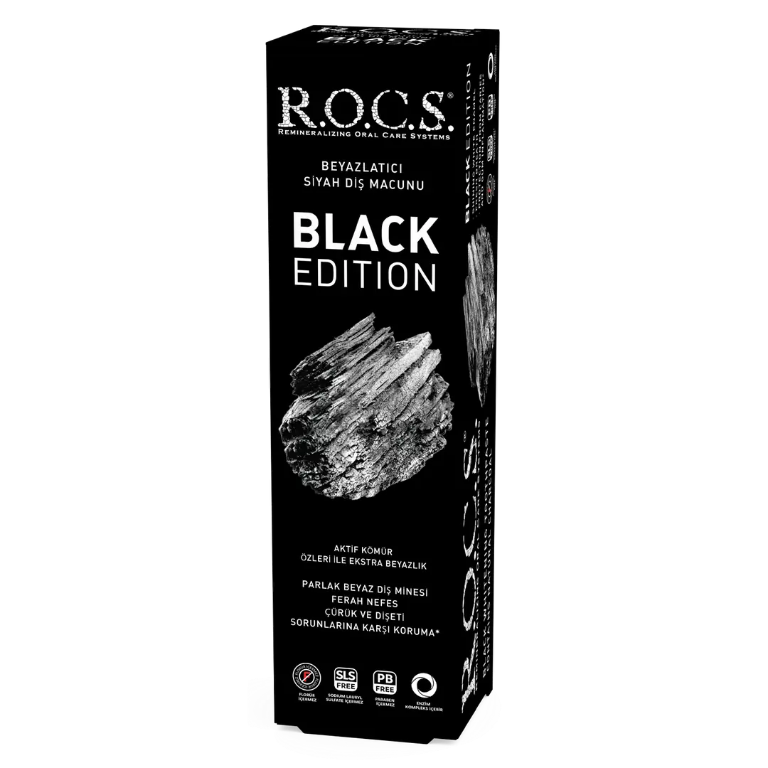 03-01-054-b-tur-rocs-packshot-tp-blackedition-vertical-1500x1500px.webp Rocs Black Edition Beyazlatıcı Diş Macunu 60 ml - Görsel 1