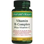Nature's Bounty Vitamin B-Complex Plus C Vitamini 60 Tablet