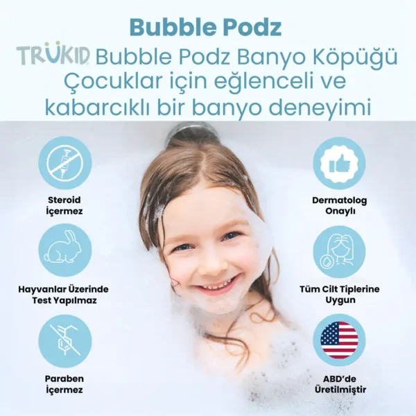 Trukid Bubble Podz Çilek Kokulu Banyo Köpüğü 10lu