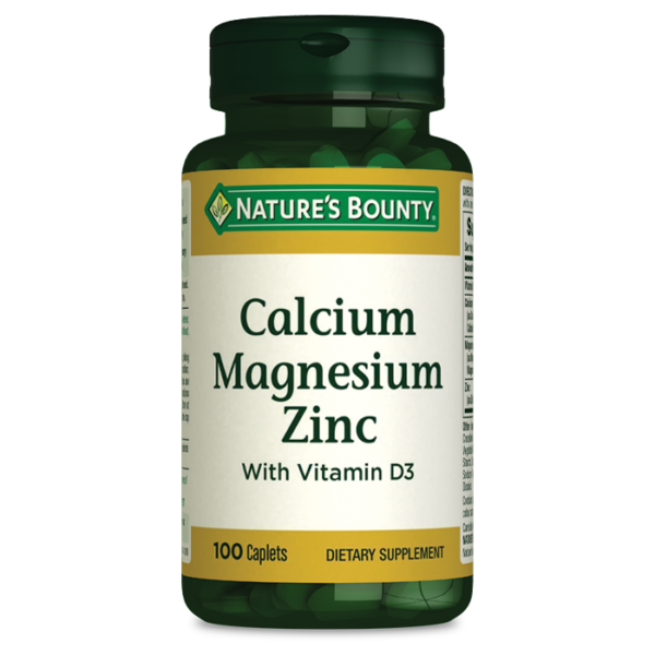 Nature's Bounty Calcium Magnesium Zinc + D3 100 Kaplet