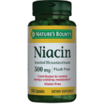 Nature's Bounty Flush Free Niacin 500 mg 50 Kapsül