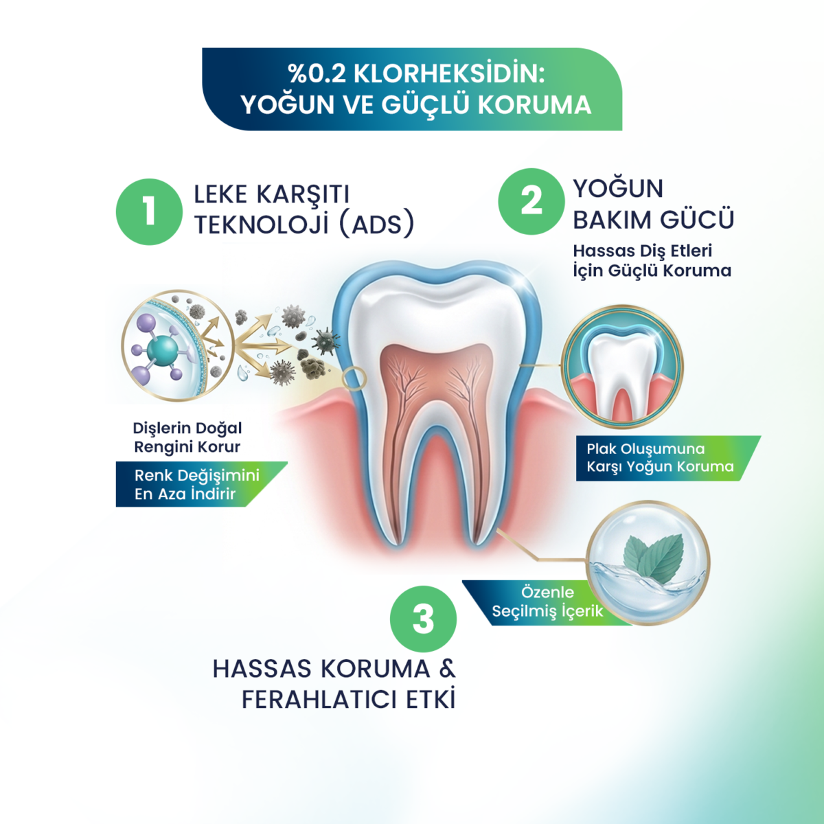 DentaSave Klorhex Yoğun Bakım Diş Macunu 75 ml - Görsel 2