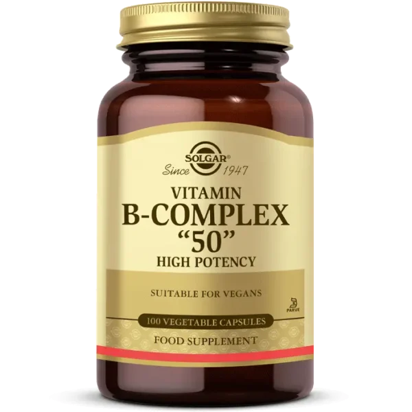 Solgar Vitamin B-Complex 50 – 100 Bitkisel Kapsül
