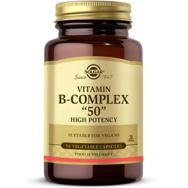 Solgar Vitamin B-Complex 50 – 50 Bitkisel Kapsül