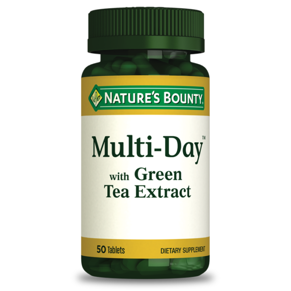 Nature's Bounty Multi-Day Green Tea Extract Multivitamin 50 Tablet