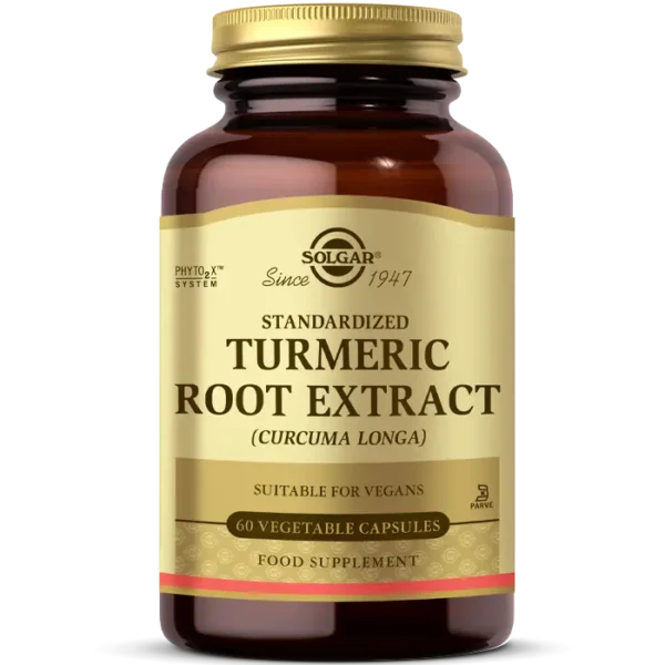 Solgar Turmeric Root Extract Zerdeçal Kök Ekstresi 400 mg 60 Bitkisel Kapsül