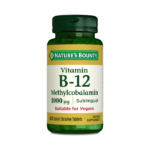 Nature's Bounty Vitamin B-12 Metilkobalamin 1000 mcg 60 Dilaltı Tablet