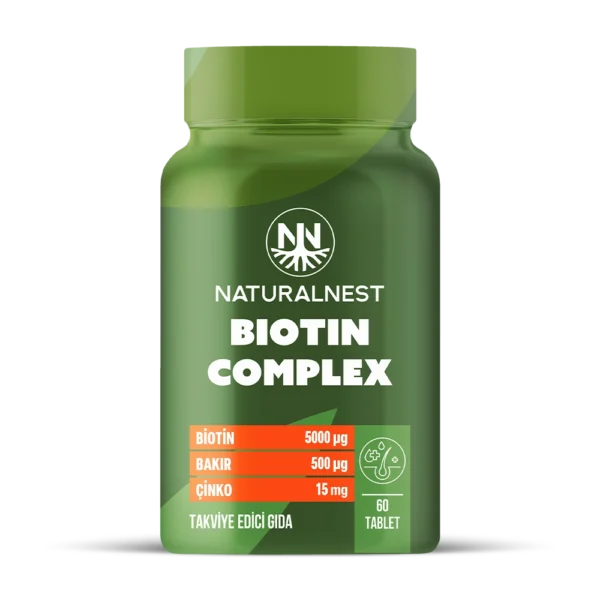 Naturalnest Biotin Complex Takviye Edici Gıda 60 Tablet
