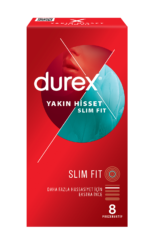 Durex Yakın Hisset Skin Fit 8 Adet Prezervatif