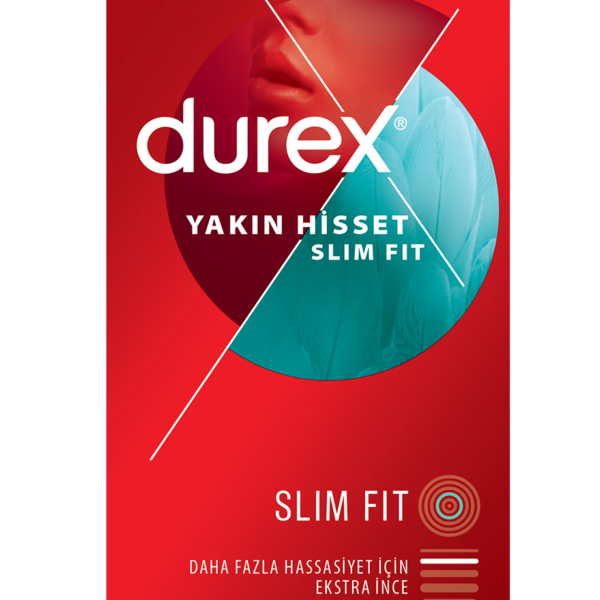 Durex Yakın Hisset Skin Fit 8 Adet Prezervatif