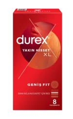 Durex Yakın Hisset XL Geniş Fit 8 Adet Prezervatif - Görsel 2