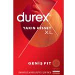 Durex Yakın Hisset XL Geniş Fit 8 Adet Prezervatif
