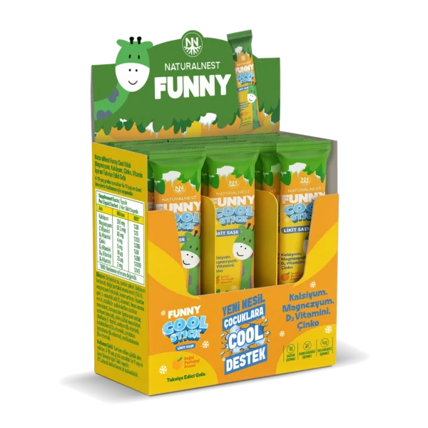 Naturalnest Funny Cool Stick Takviye Edici Gıda 15 Saşe
