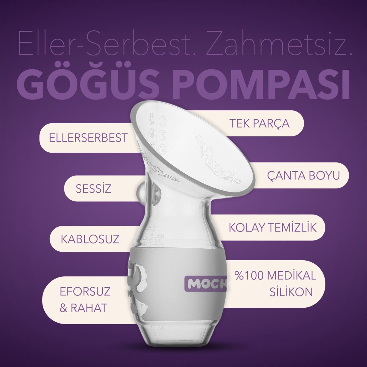 MOCHİ Göğüs Pompası 120 ml - Görsel 3