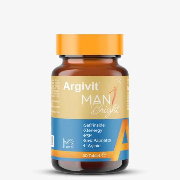 Argivit Man Bright Takviye Edici Gıda 30 Tablet