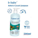 b-good b-baby Bebek ve Çocuk Saç ve Vücut Şampuanı 500 ml - Görsel 3