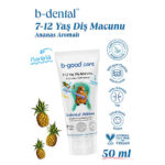 b-good b-dental 7-12 Yaş Çocuk Diş Macunu Florürlü Ananas 50 ml - Görsel 3