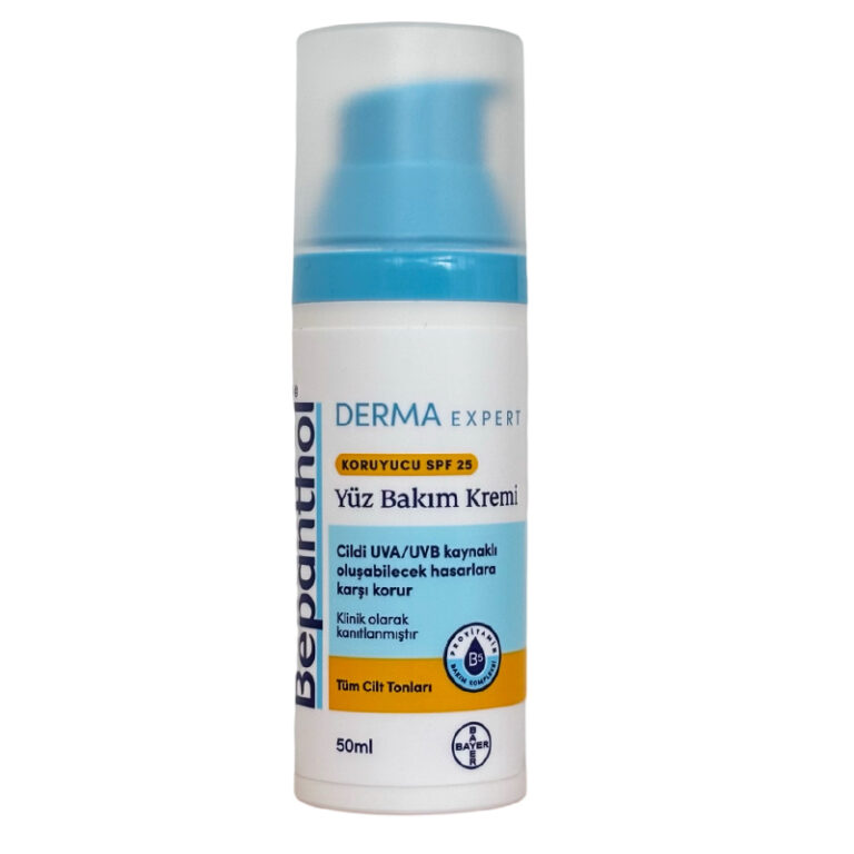 Bepanthol derma nemlendirici ve besleyici spf 25 yuz bakim kremi 50 ml
