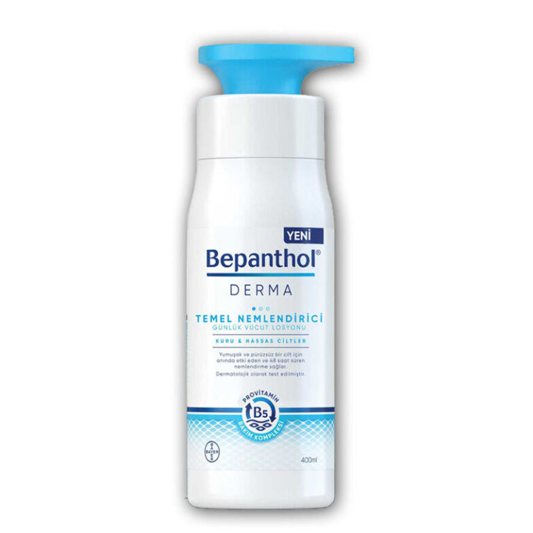 Bepanthol derma temel nemlendirici kuru hassas ciltler losyon 400 ml