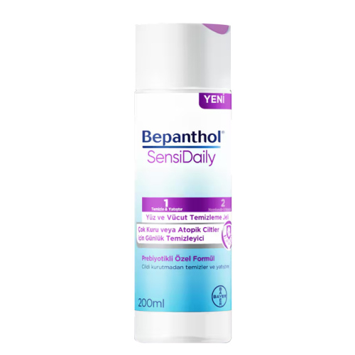 Bepanthol sensidaily yuz ve vucut temizleme jeli 200 ml