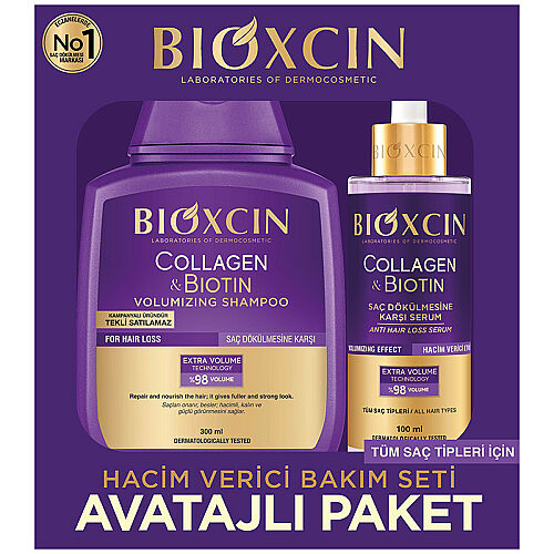 Bioxcin volumizing care set avantajli paket
