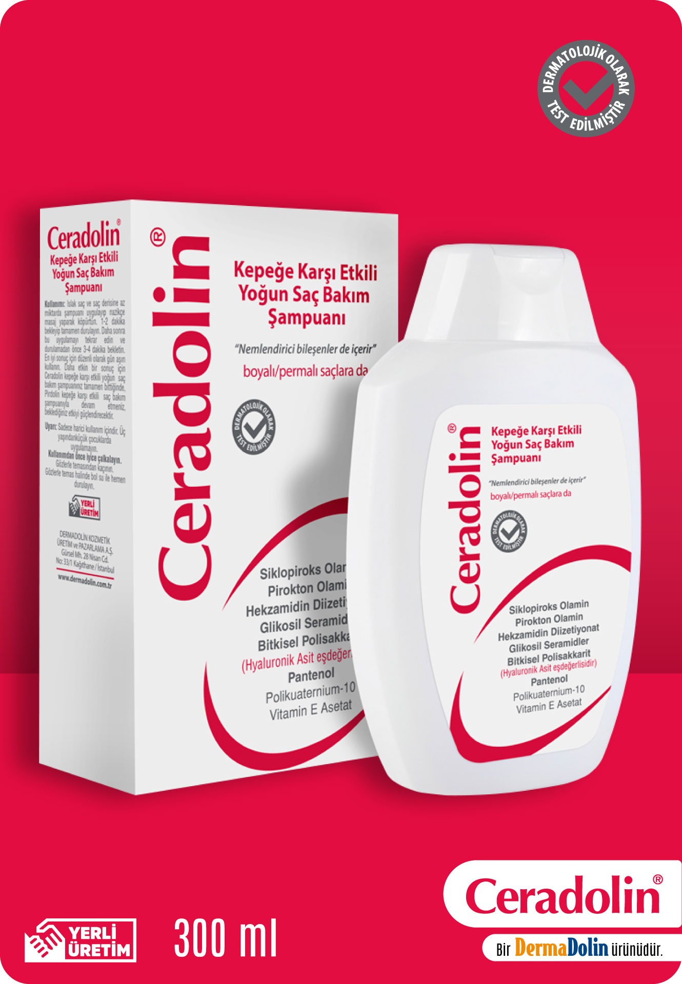 ceradolin-sampuan-300ml.jpg Ceradolin Kepeğe Karşı Yoğun Saç Bakım Şampuanı 300 ml - Görsel 1
