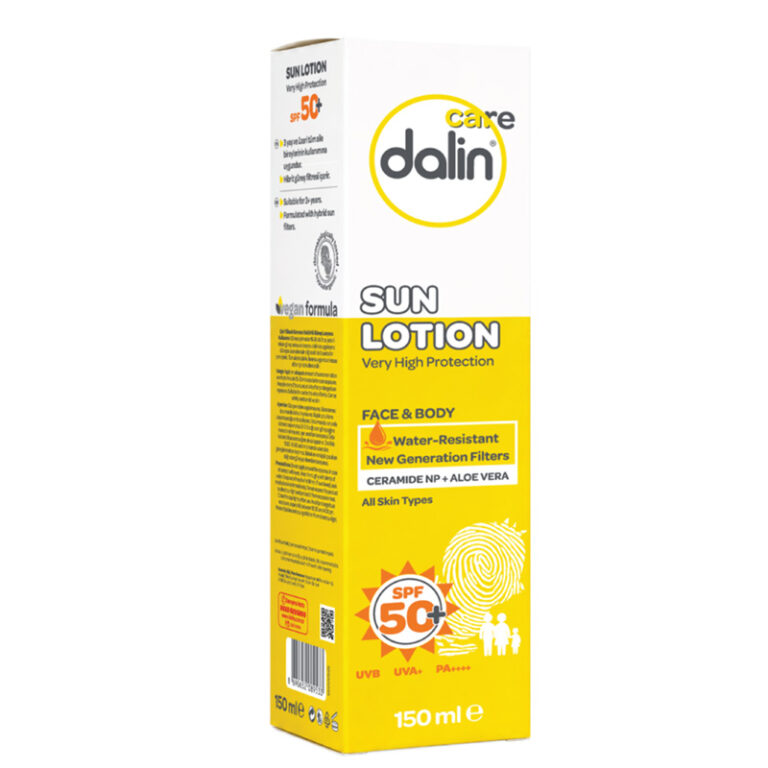 Dalin care sun lotion spf50 yuksek korumali gunes losyonu 150 ml