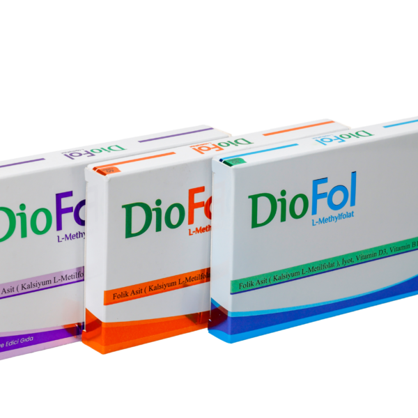 Diofol Folik Asit - Vitamin D3 İçeren Takviye Edici Gıda 60 Tablet