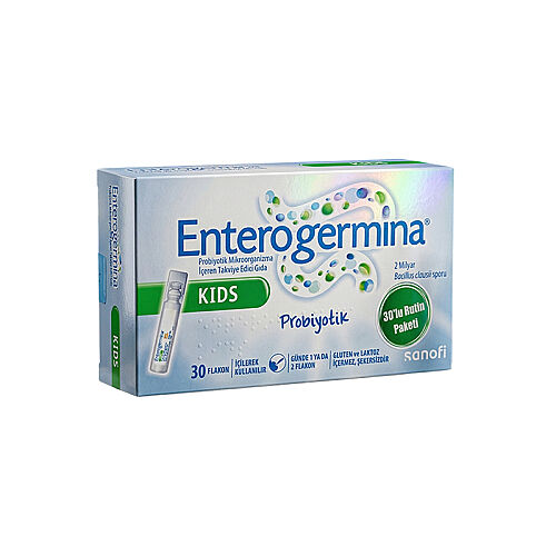 Enterogermina kids probiyotik takviye edici gida 30 flakon