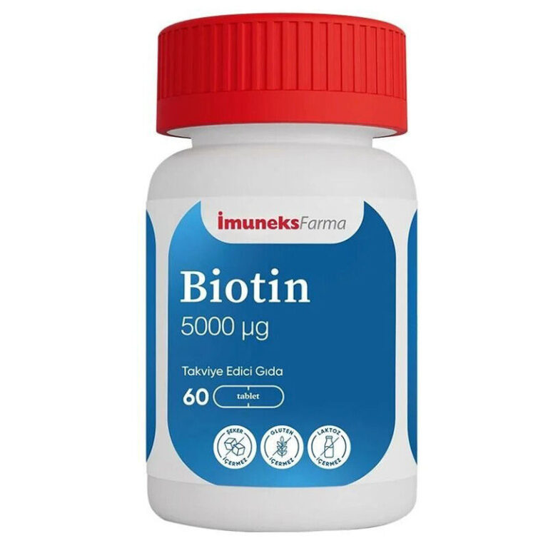 Imuneks farma biotin 5000g 60 adet