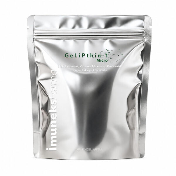 Imuneks farma gelipthin 1 micro takviye edici gida 120 kapsul