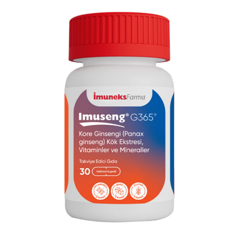 Imuneks imuseng g365 takviye edici gida 30 kapsul
