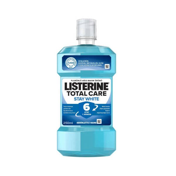 listerine-total-care-stay-white-250ml-serinletici-nane-agiz-sulari-listerine-4739-47-O.jpg Listerine Total Care Stay White 250ml Serinletici Nane - Görsel 1
