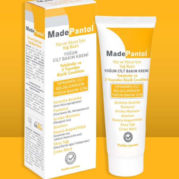 MadePantol Yağ Bazlı Yoğun Cilt Bakım Kremi 50 ml