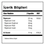 Zade Vital Magna Quattro Takviye Edici Gıda 60 Kapsül - Görsel 3