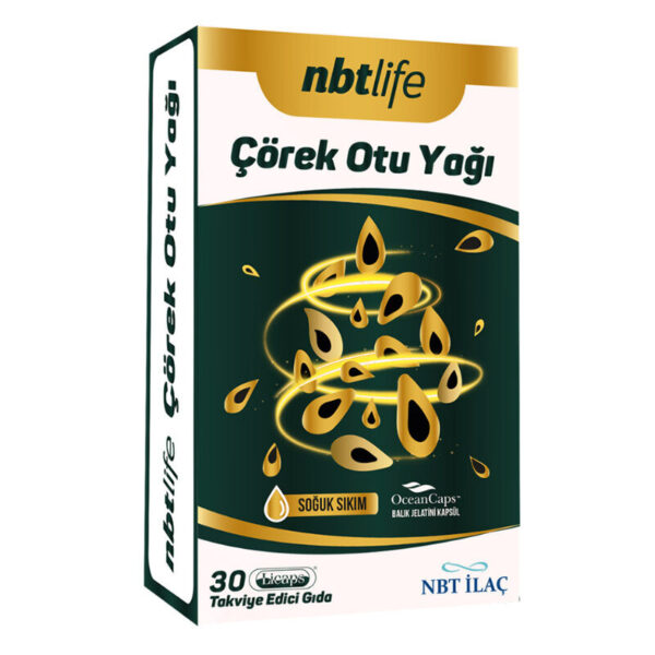 Nbt life corek otu yagi takviye edici gida 30 kapsul nbt life
