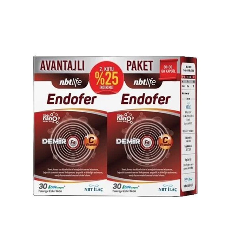 Nbt life endofer takviye edici gida 3030 kapsul nbt life
